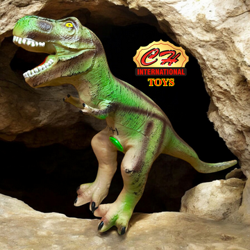 Dinosaur Rubber Figure – Tyrannosaurus Rex & Stegosaurus