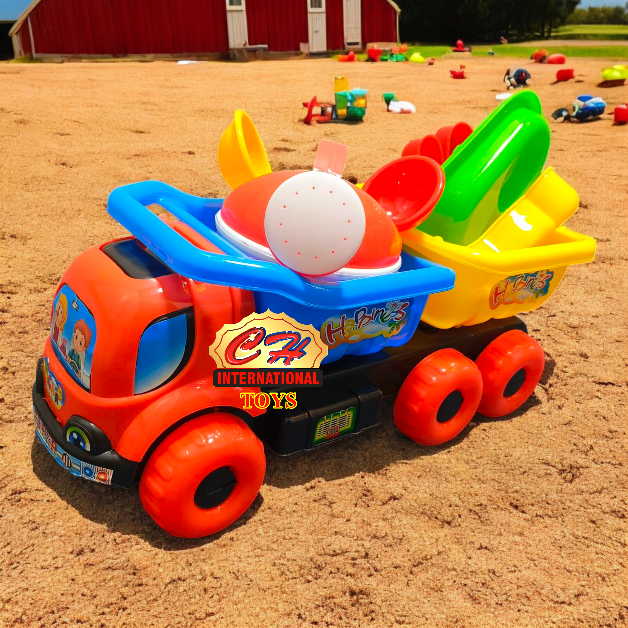 Sand Blocks Car Large