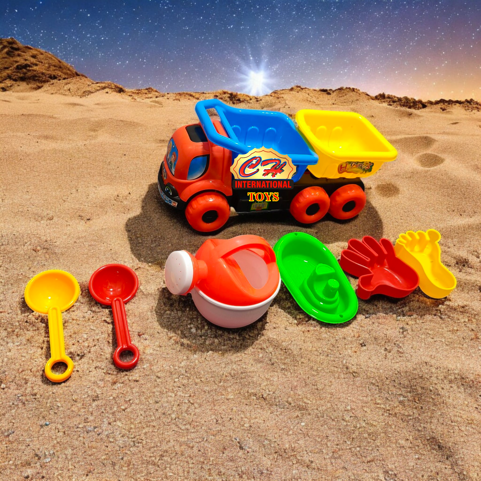Sand Blocks Car Large