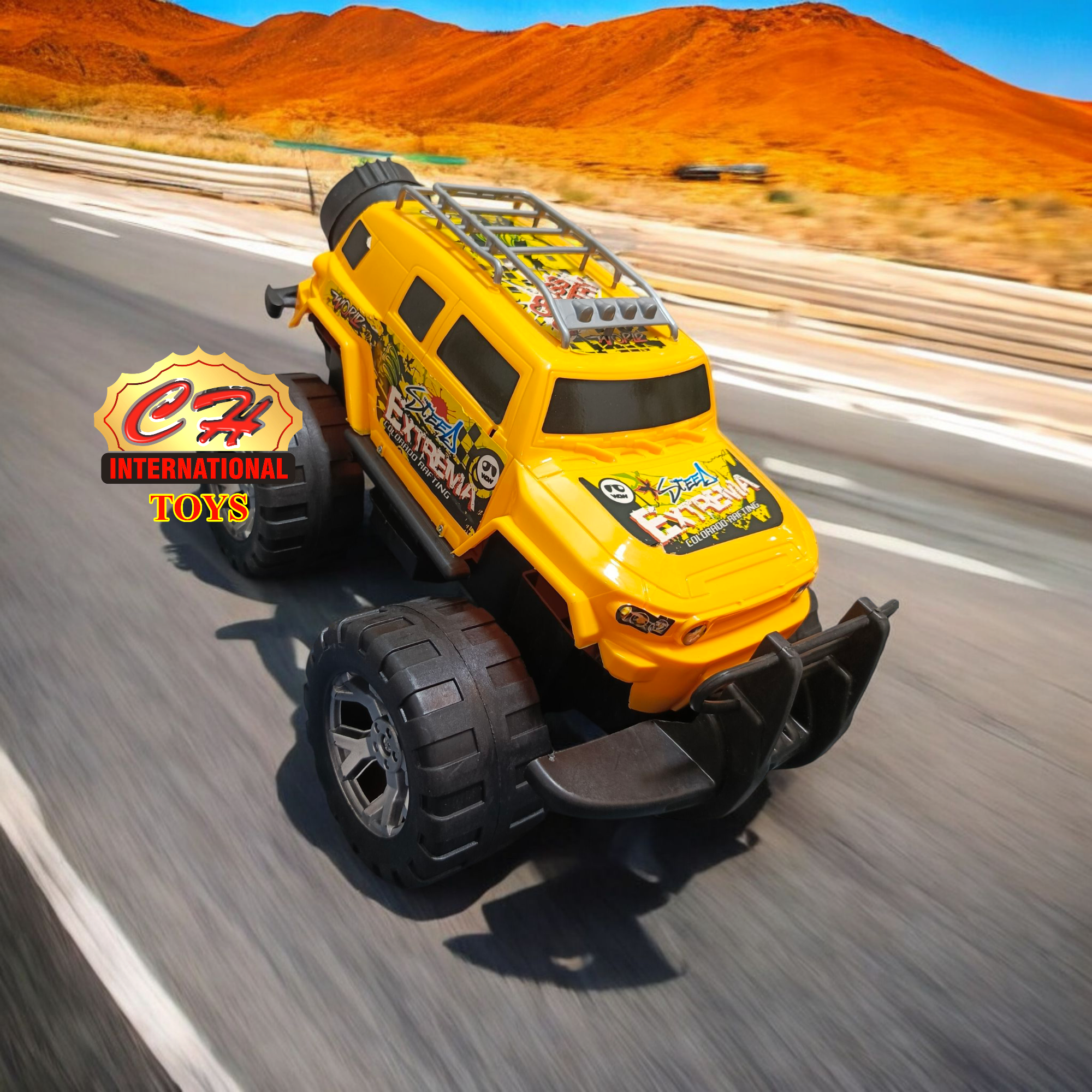 Street Extreme Jeep Yellow (1.3 Feet Width)