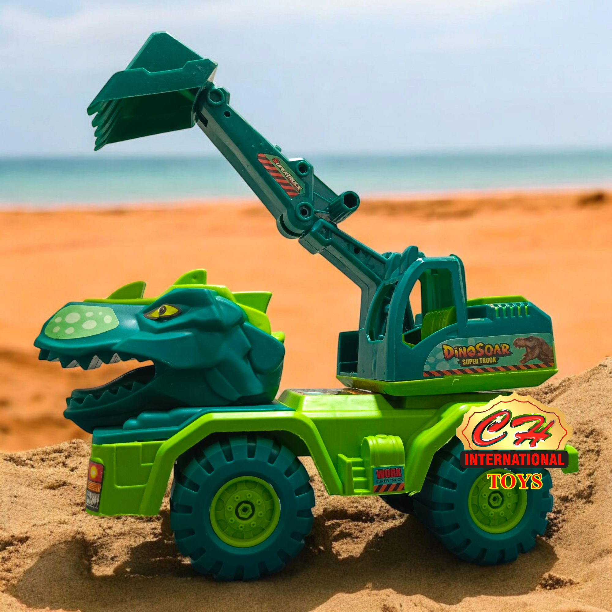 15 Dino Crane Large – Green