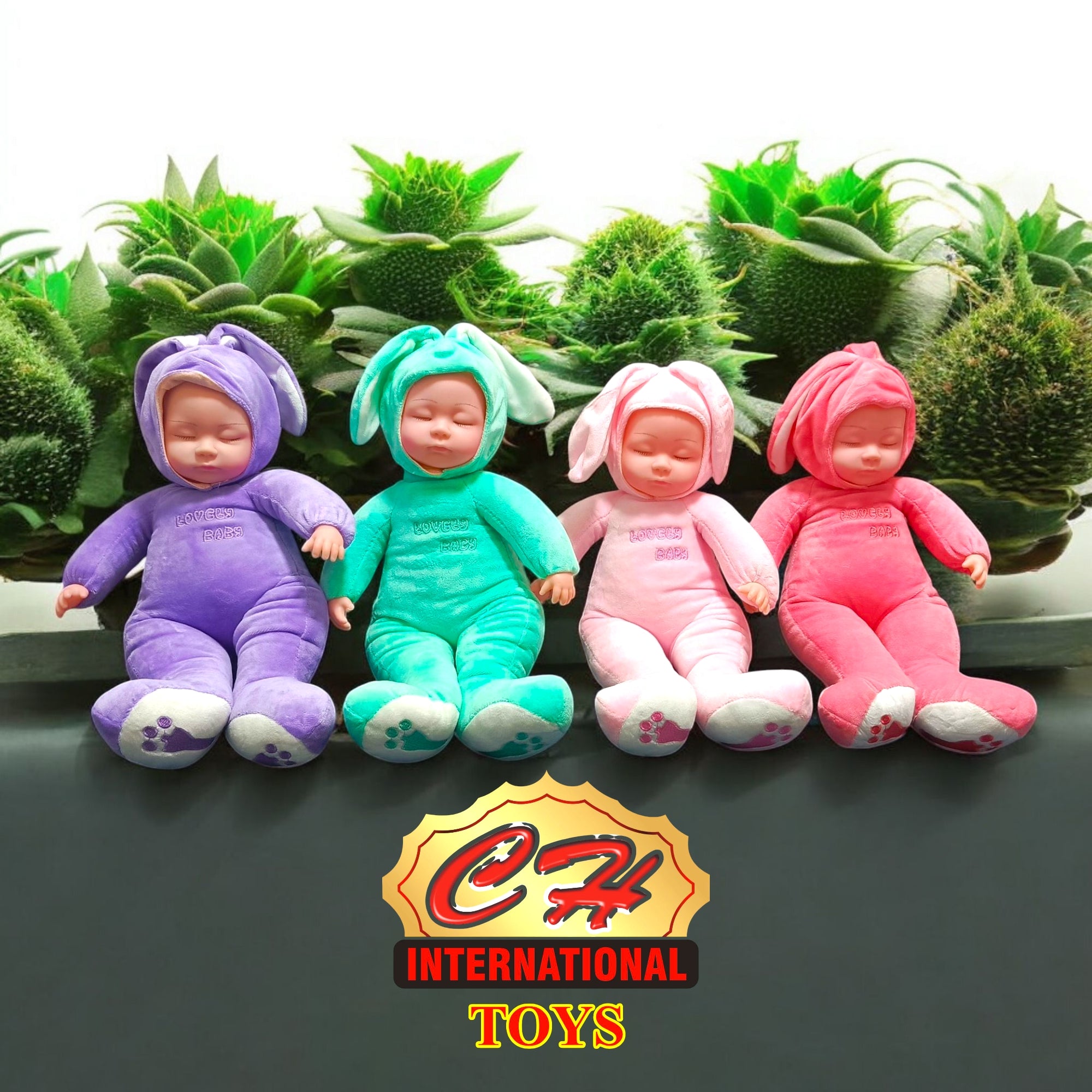 Bunny Baby Stuff Doll Toy 4 colors