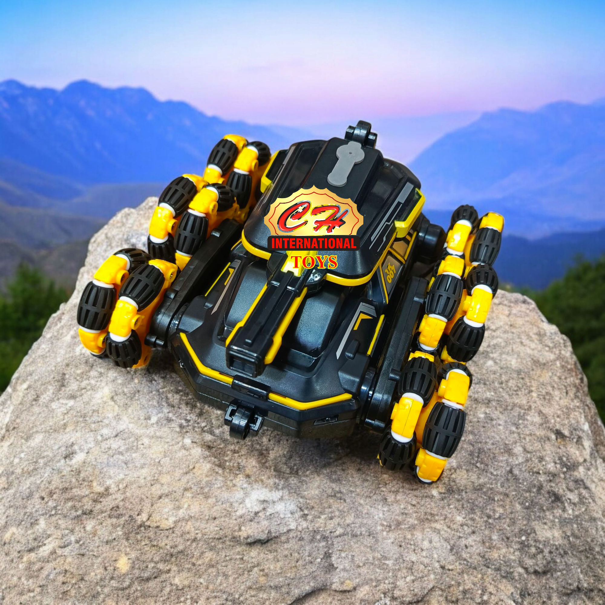 Spray Stunt Car FlashLight Leader 6-Wheel 2.4GHz Remote Control Car