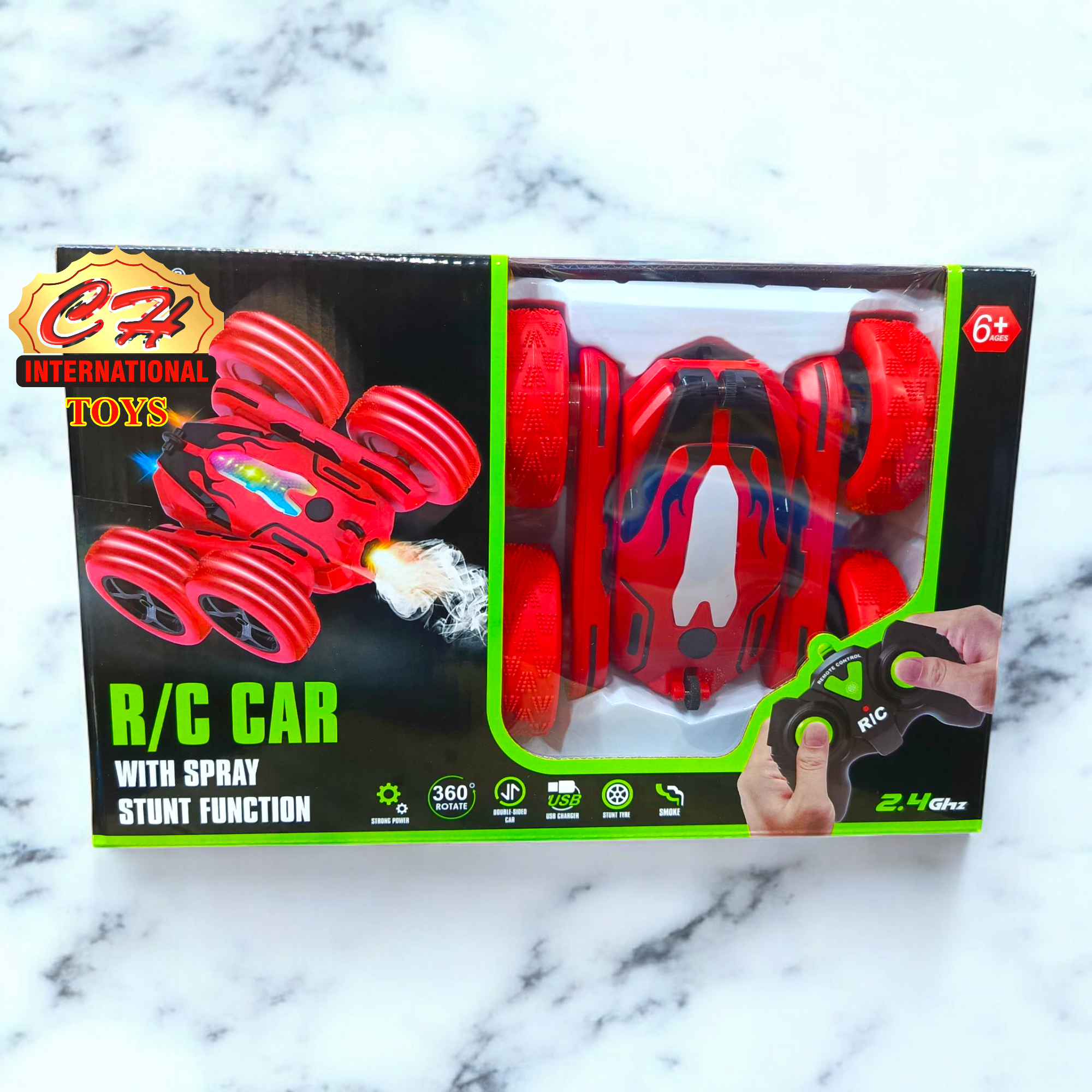 RC Car with Spray Stunt Function 6508-CH 2.4GHz Remote Control Car