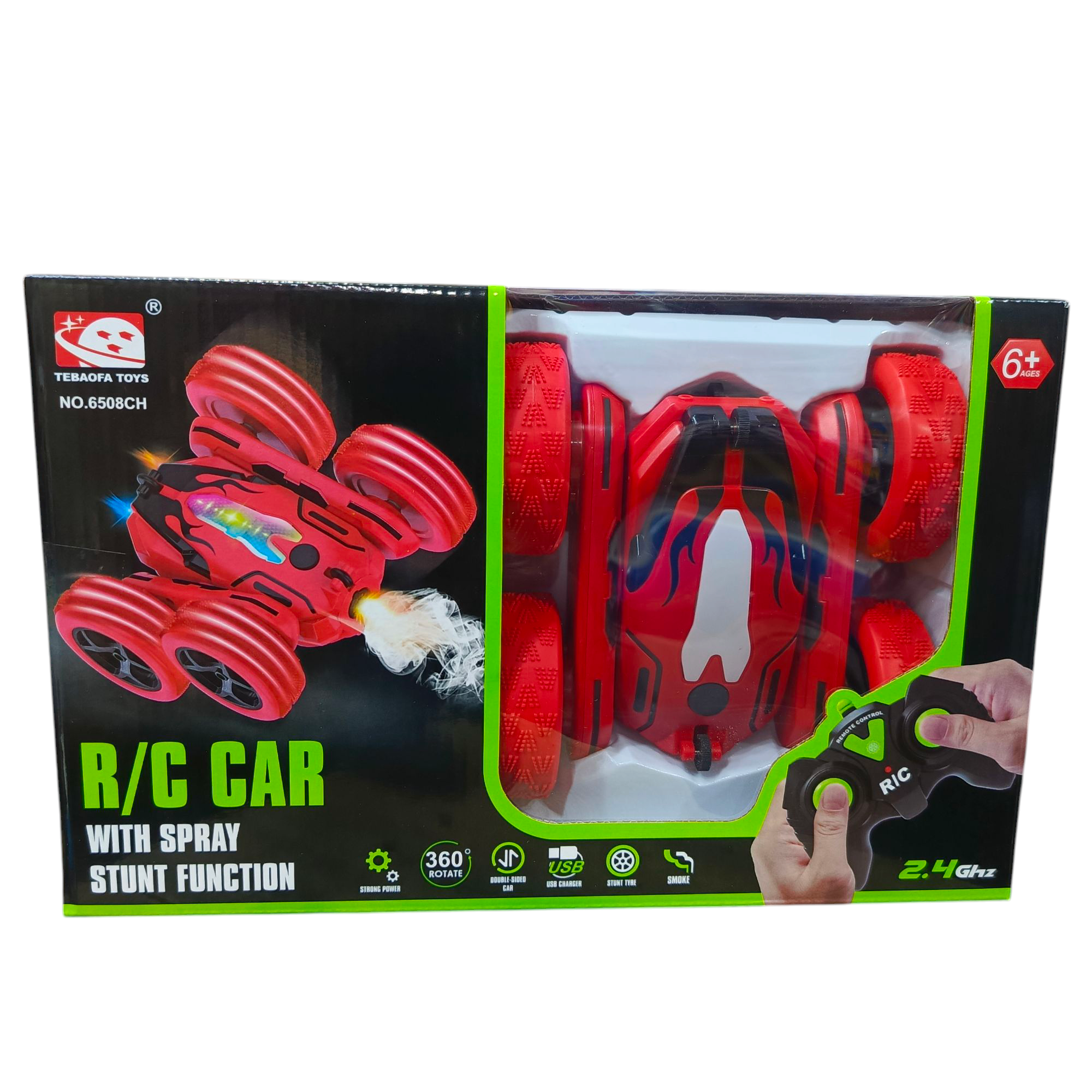 RC Car with Spray Stunt Function 6508-CH 2.4GHz Remote Control Car