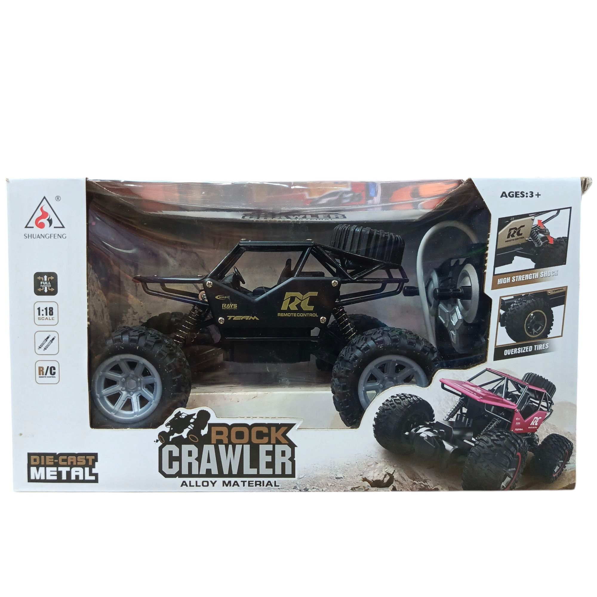 Rock Crawler Die-Cast 1:18 Scale 2092 Off-Road RC Car