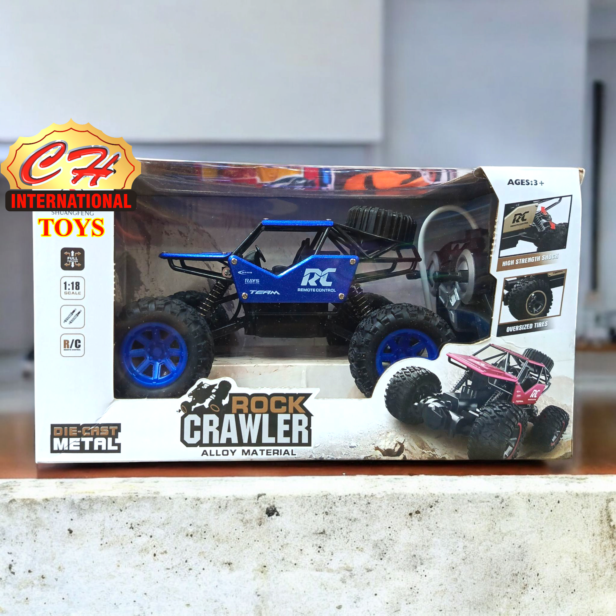 Rock Crawler Die-Cast 1:18 Scale 2092 Off-Road RC Car