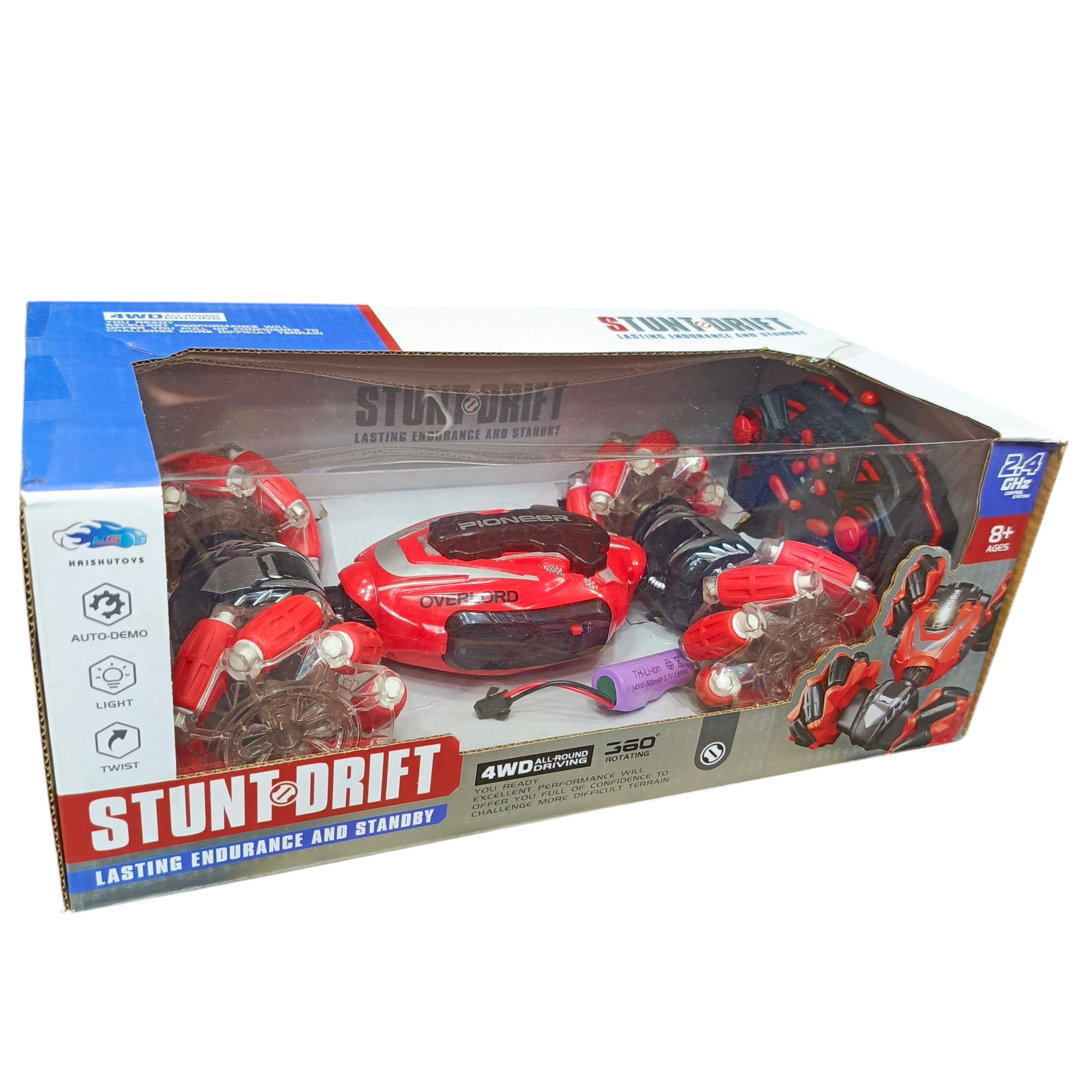 Stunt & Drift Lasting RC Car HS007-2D 2.4GHz Remote Control Car