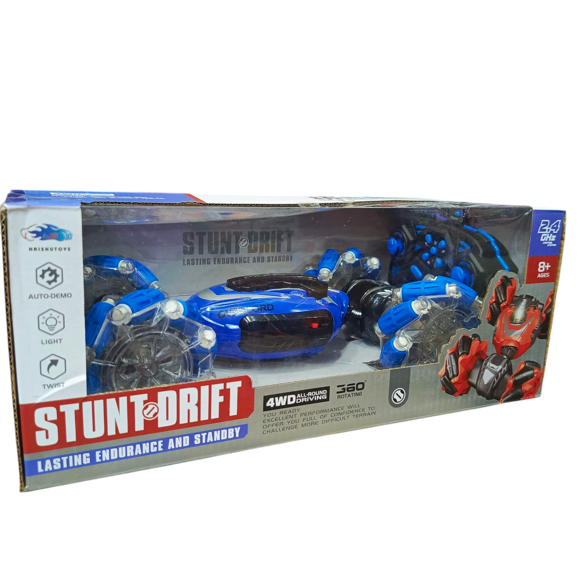 Stunt & Drift Lasting RC Car HS007-2D 2.4GHz Remote Control Car