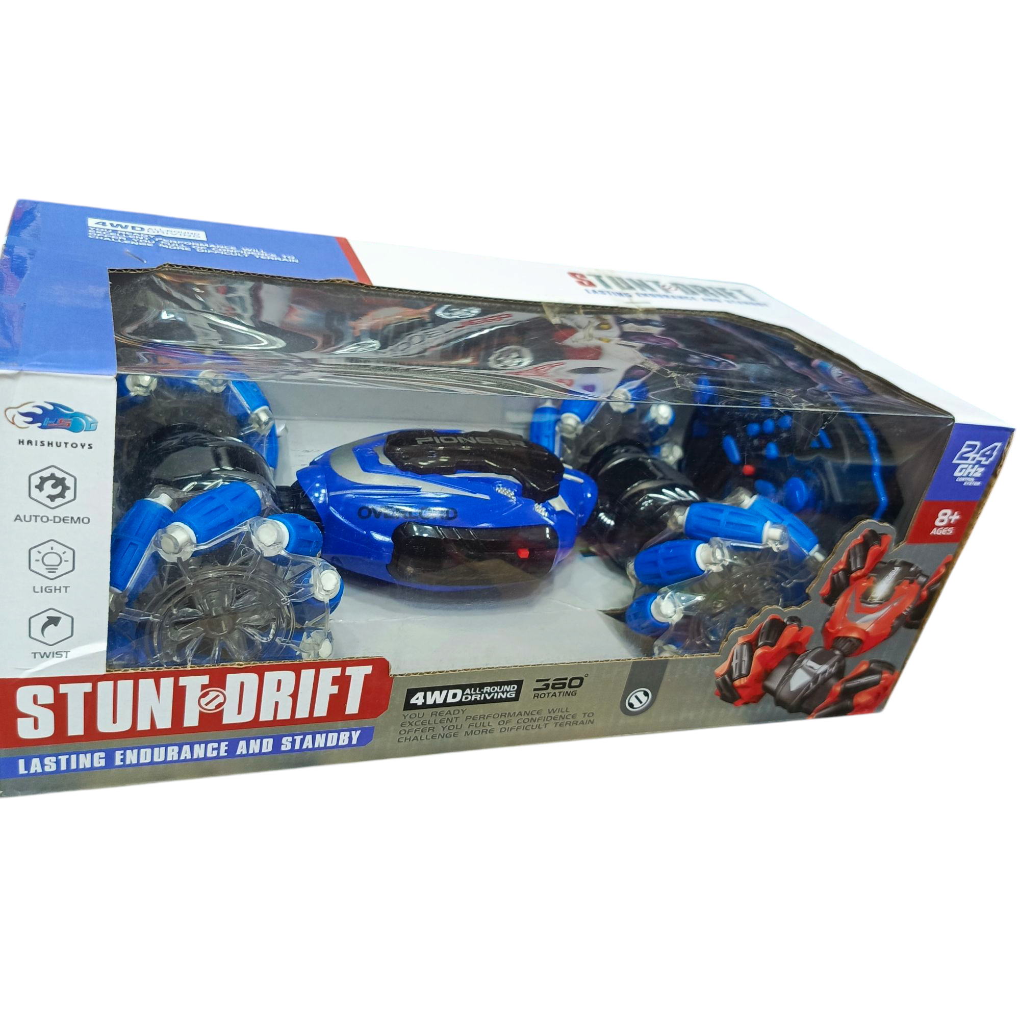 Stunt & Drift Lasting RC Car HS007-2D 2.4GHz Remote Control Car