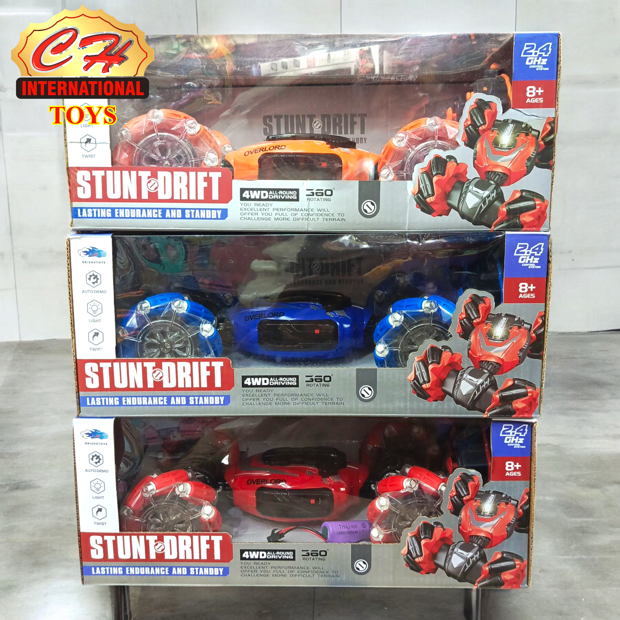 Stunt & Drift Lasting RC Car HS007-2D 2.4GHz Remote Control Car