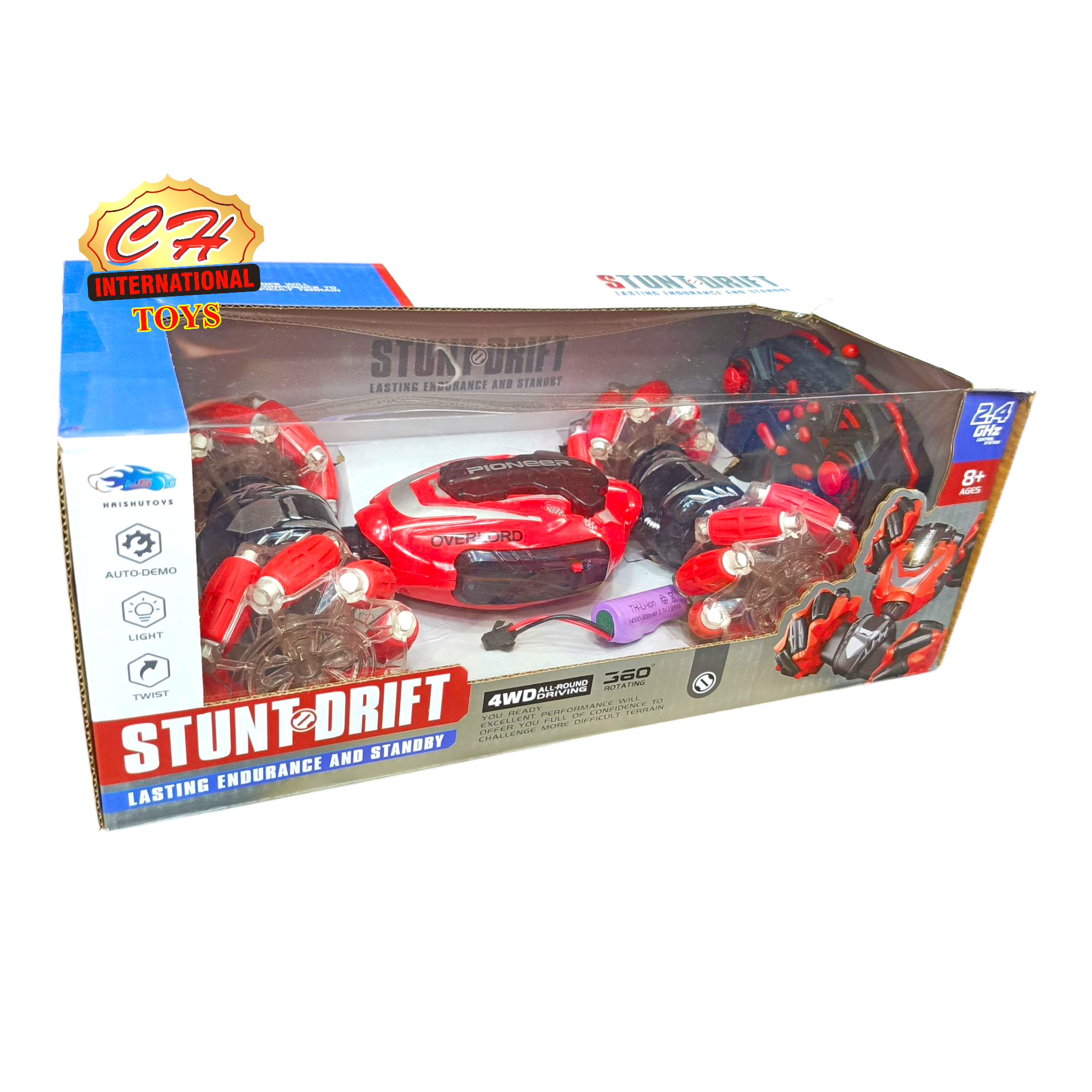 Stunt & Drift Lasting RC Car HS007-2D 2.4GHz Remote Control Car