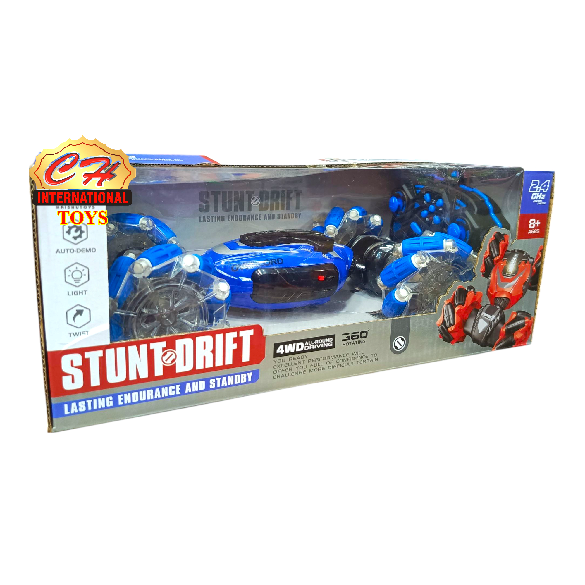 Stunt & Drift Lasting RC Car HS007-2D 2.4GHz Remote Control Car