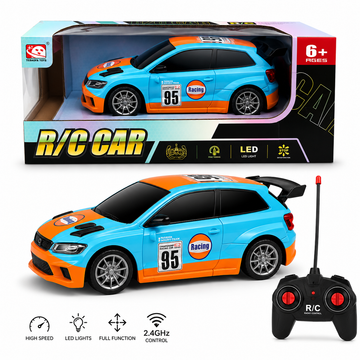 2.4GHz RC Racing Car Toy with LED Lights | Remote Control Car Pakistan