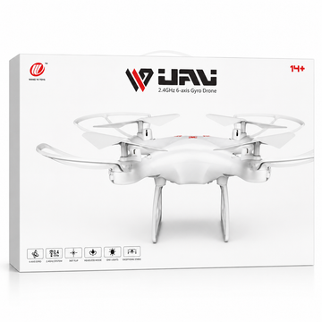 2.4GHz RC Drone for Kids & Beginners | 6-Axis Gyro Quadcopter with 360° Flip, Headless Mode & LED Lights