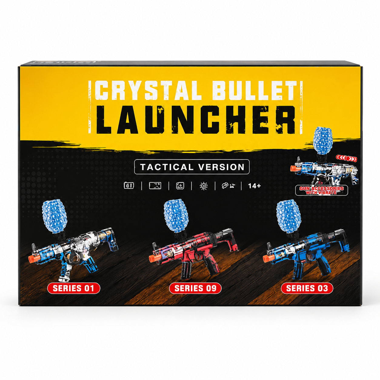 Crystal Bullet Launcher Gel Blaster Gun | Electric Water Bead Toy Gun for Kids