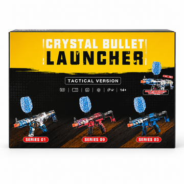 Crystal Bullet Launcher Gel Blaster Gun | Electric Water Bead Toy Gun for Kids