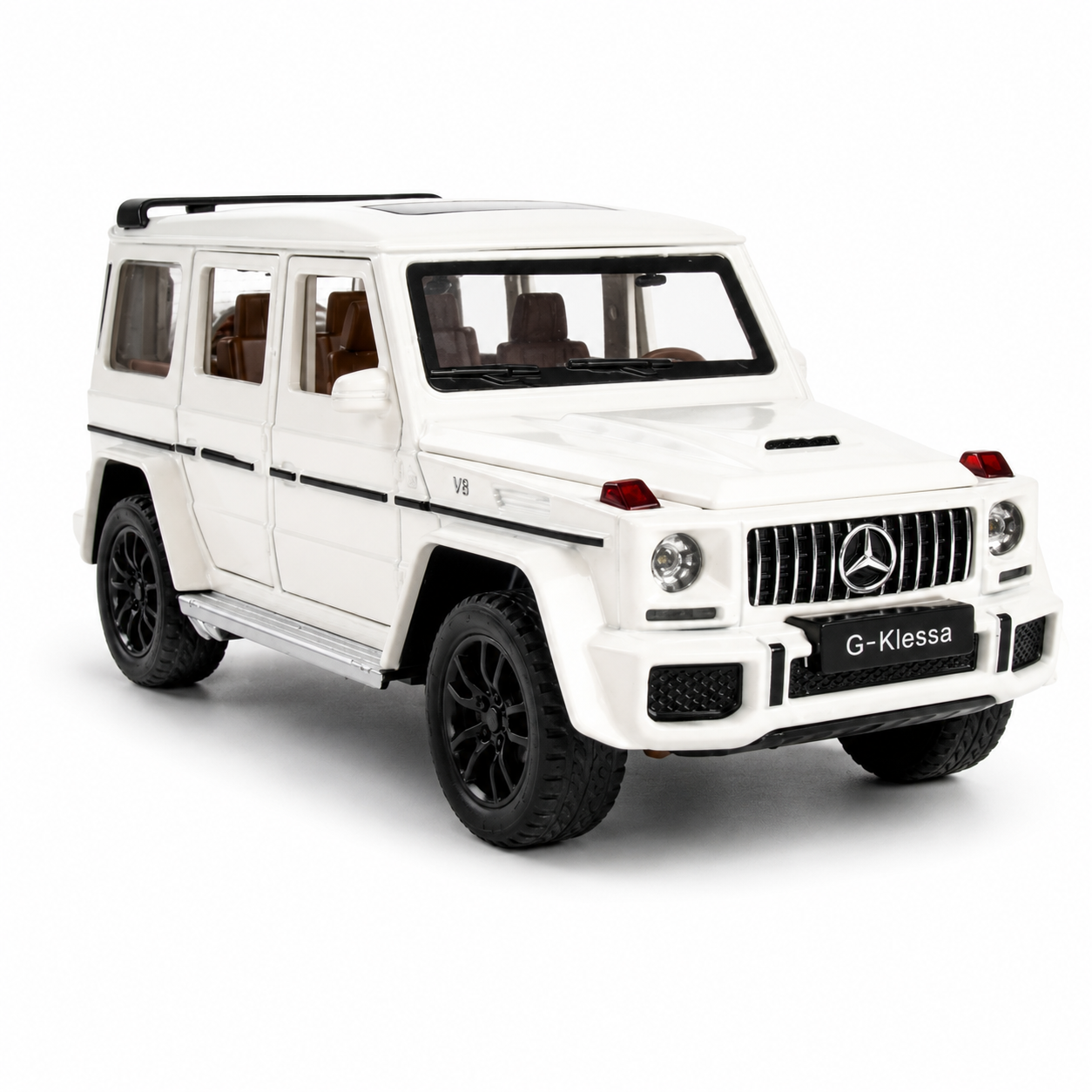 1:24 Die-Cast G-Class SUV Model | Pull Back Alloy SUV with Opening Doors, Lights & Sound | 3 Colors