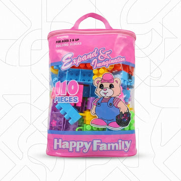Happy Family Building Blocks Set (110, 140 & 180 Pieces) | Educational Toy Set | | Ages 3+