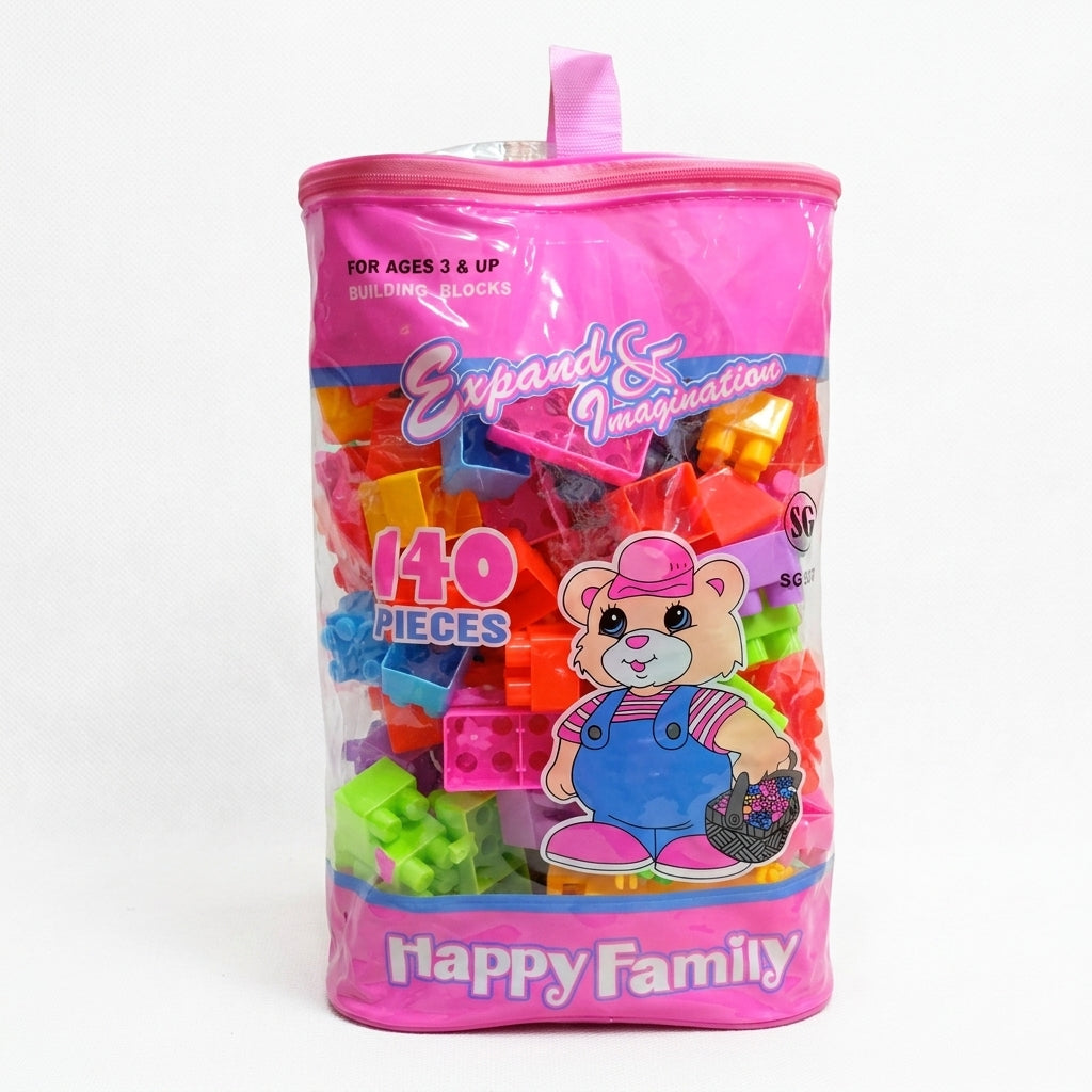 Happy Family Building Blocks Set (110, 140 & 180 Pieces) | Educational Toy Set | | Ages 3+