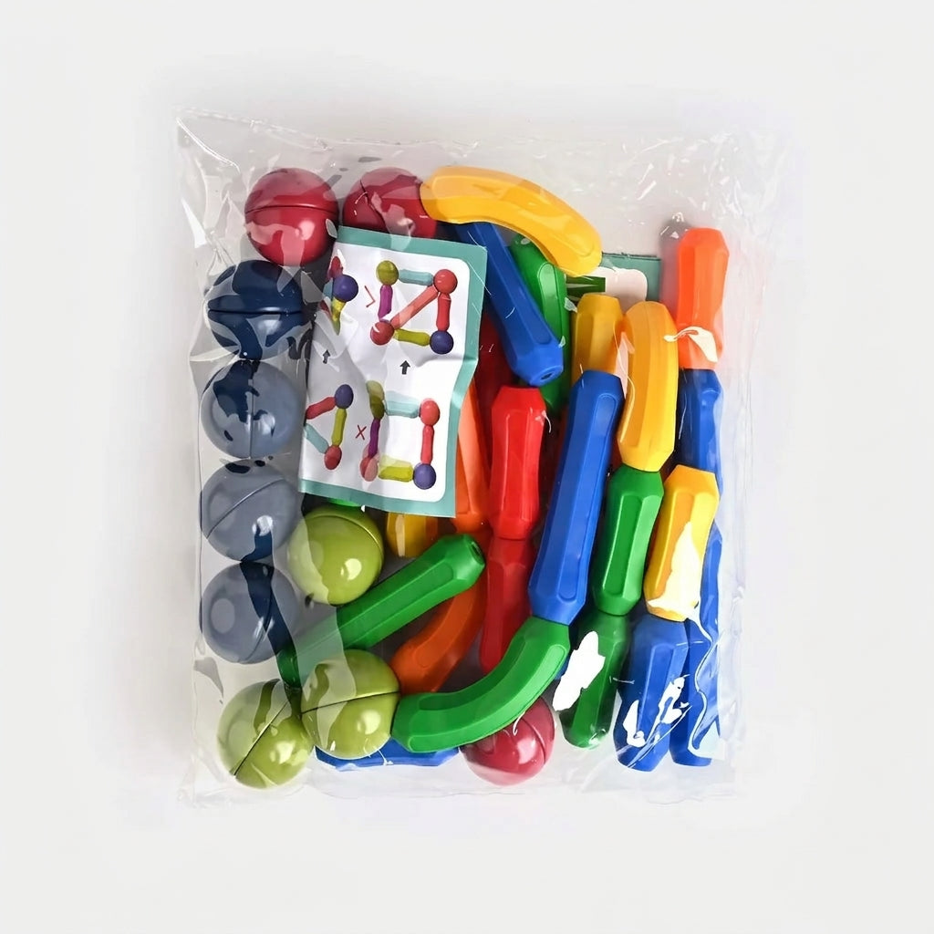 Intelligent Magnetic Building Sticks & Balls (36 Pieces) – Brain Development Toy for Kids