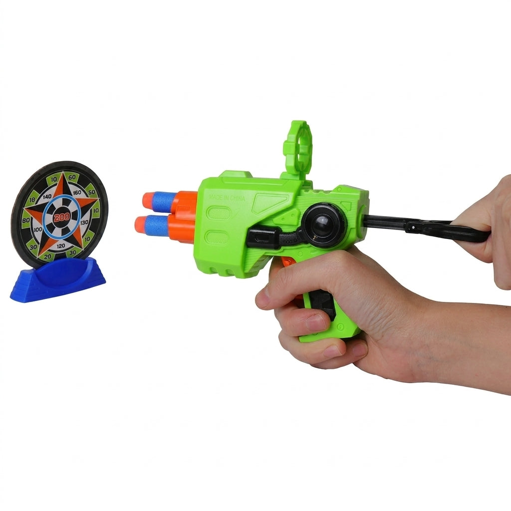 Storm-Zone Gun Battle Series Toy Set with Targets & Bullets