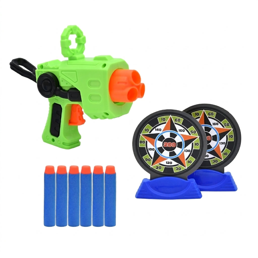 Storm-Zone Gun Battle Series Toy Set with Targets & Bullets