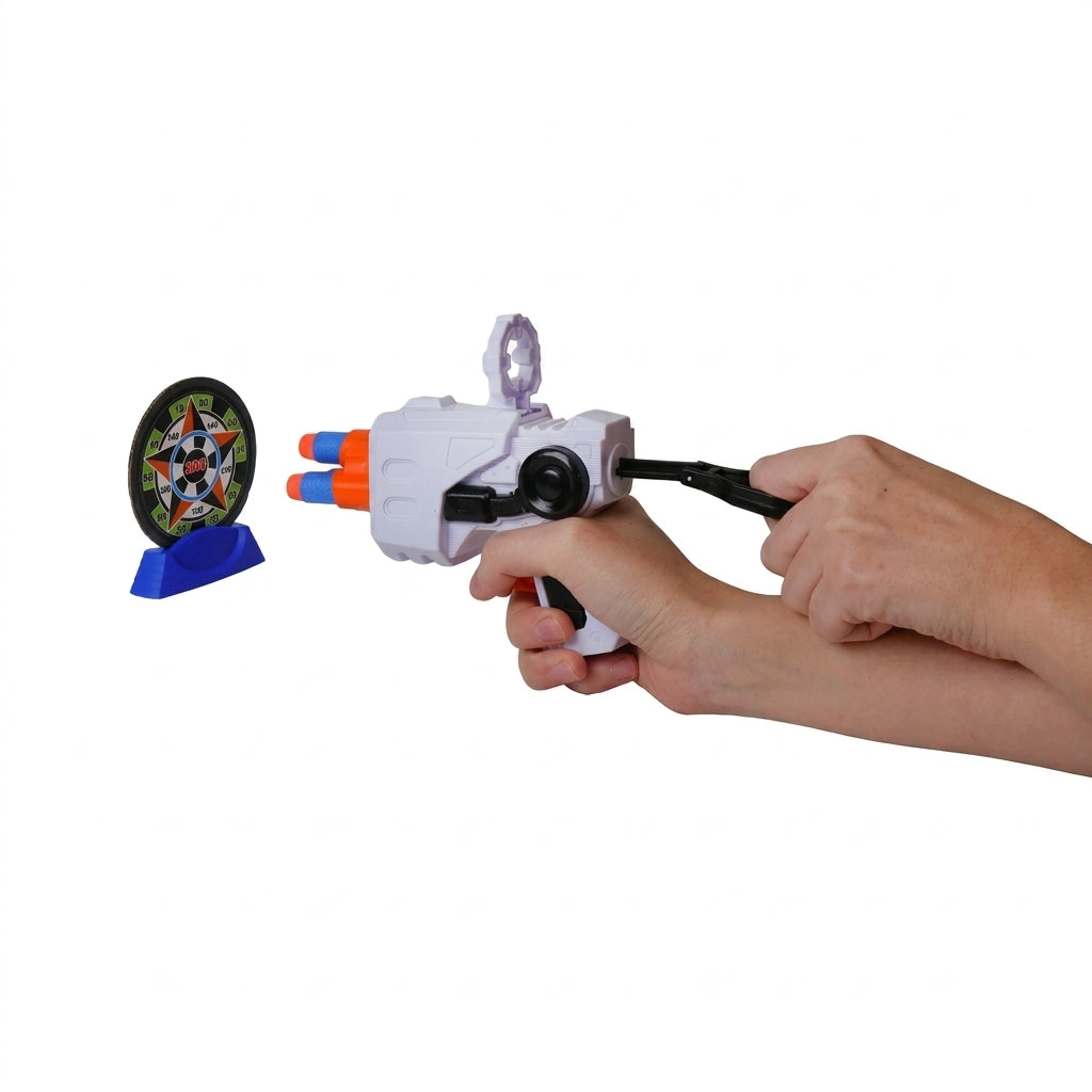 Storm-Zone Gun Battle Series Toy Set with Targets & Bullets