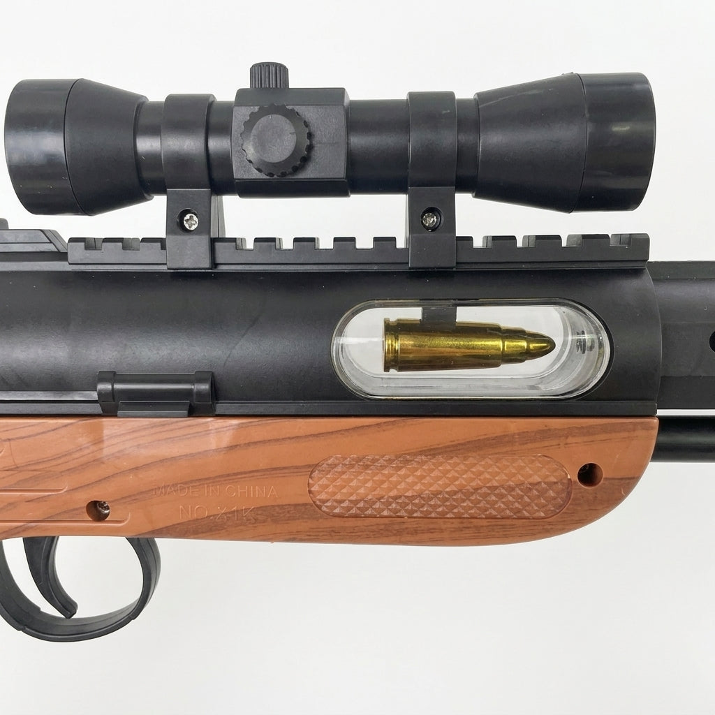 Sniper Rifle with Flashing Lights & Realistic Sounds – 52cm Kids Gun