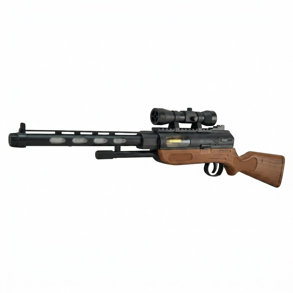 Sniper Rifle with Flashing Lights & Realistic Sounds – 52cm Kids Gun